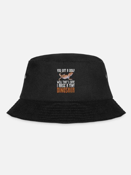 Gecko - Bucket Hat - Schwarz