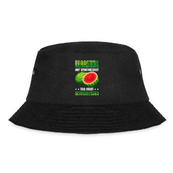 Watermelon Angurie Arbuse Pastry Gift - Bucket Hat - black - Front - Lela (165cm)