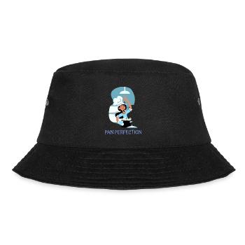 Chef Cook Kitchen Culinary Retro Bake Restaurant - Bucket Hat - black - Front - Lela (165cm)