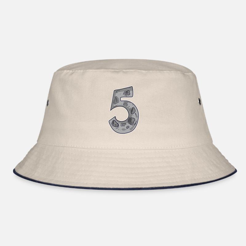 Nummer 5 Weltall Bucket Hat