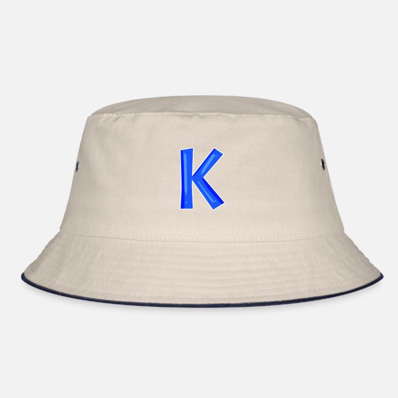 Letter K - Initial letter K Bucket Hat
