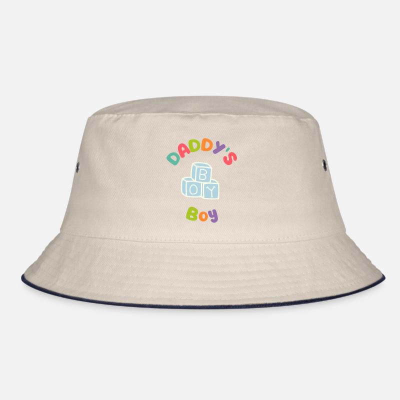 Daddys Boy Blocks Bucket Hat