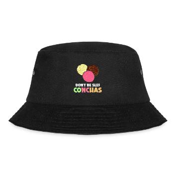 Concha Pan Dulce Y Chisme Mexikanische - Bucket Hat - Schwarz - Vorne - Lela (165cm)