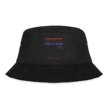 19th Birthday Man and Woman Guestbook - Bucket Hat - black - Front - Lela (165cm)