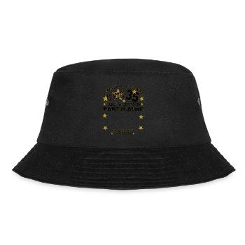 35. Geburtstag Mann und Frau Gästebuch - Bucket Hat - Schwarz - Vorne - Lela (165cm)