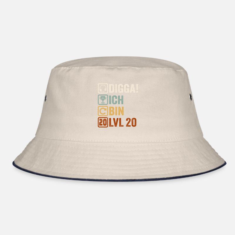 20 Geburtstag Geschenk 20. Zocker Gamer Spruch Bucket Hat