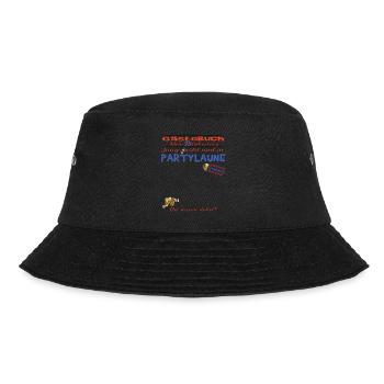 35. Geburtstag Mann und Frau Gästebuch - Bucket Hat - Schwarz - Vorne - Lela (165cm)