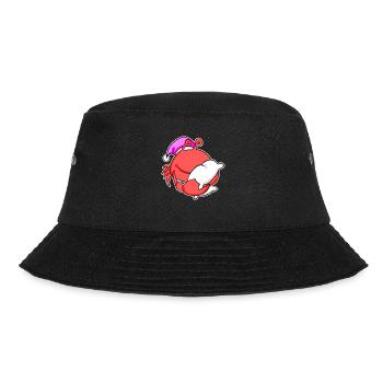 Crab Tired Sleeping Out Sleeping Girl - Bucket Hat - black - Front - Lela (165cm)