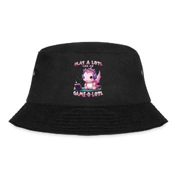 Axolotl Gamer T Kawaii Stuff Anime Axolotl Otaku - Bob - noir - Devant - Lela (165cm)