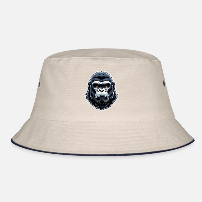 Gorilla mit Goldkette Bucket Hat