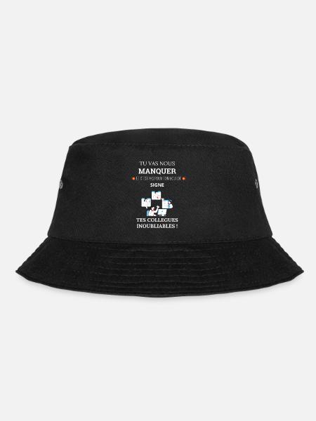 Kollege Abschied Humor - Bucket Hat - Schwarz
