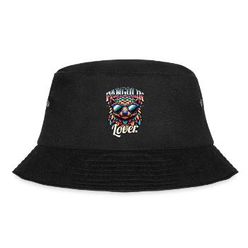 Pangolin Lover Conservationist Pangolin Fan - Bucket Hat - black - Front - Lela (165cm)