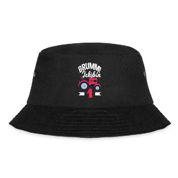 1. Geburtstag Traktor 1 Jahr Geburtstagsshirt - Bucket Hat - Schwarz - Vorne - Lela (165cm)