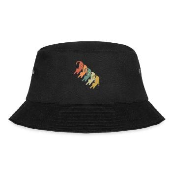 Katze - Bucket Hat - Schwarz - Vorne - Lela (165cm)