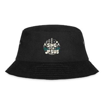 I Sing For Jesus 4 - Bucket Hat - black - Front - Lela (165cm)