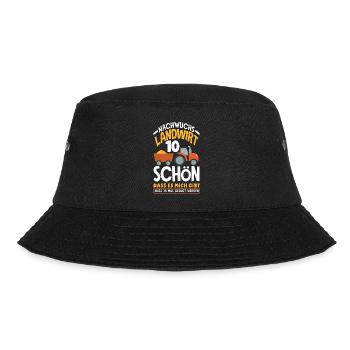 10. Geburtstag Traktor Nachwuchs Landwirt 10 Jahre - Bucket Hat - Schwarz - Vorne - Lela (165cm)