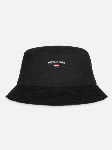 Hurghada Vintage Ägypten Ägyptische Flagge Ägypter - Bucket Hat - Schwarz