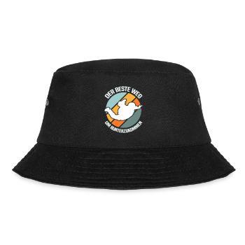 Skydiving Skydiver - Bucket Hat - black - Front - Lela (165cm)