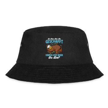 Abiturient Habe Mein Abi Geschafft Abschluss - Bucket Hat - Schwarz - Vorne - Lela (165cm)