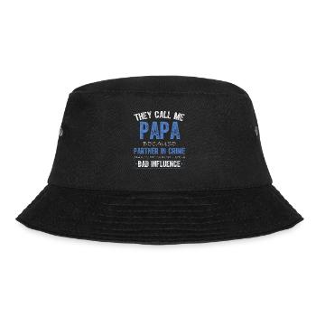 Sie nennen mich Papa, weil ich ein Komplize bin - Bucket Hat - Schwarz - Vorne - Lela (165cm)