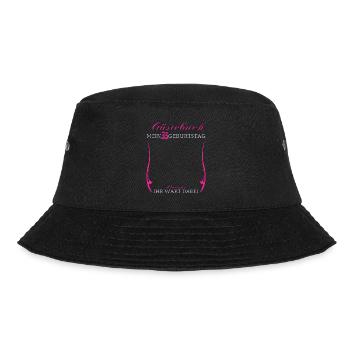 35. Geburtstag Mann und Frau Gästebuch - Bucket Hat - Schwarz - Vorne - Lela (165cm)