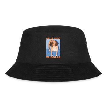 Puggle chiens propriétaires de chiens chien propriétaire cadeau - Bob - noir - Devant - Lela (165cm)