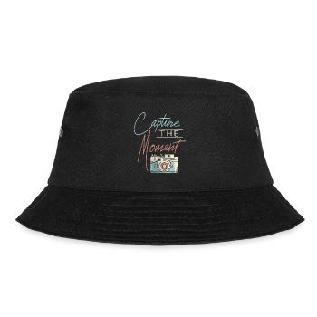 Fotograf Fotografie Kamera Capture The Moment - Bucket Hat - Schwarz - Vorne - Lela (165cm)