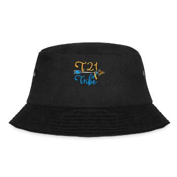 Down Syndrome Awareness Blue Yellow Ribbon T21 - Bucket Hat - black - Front - Lela (165cm)