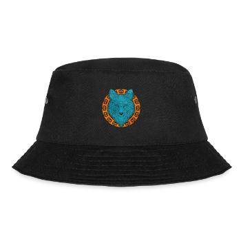 Niedliches Polarfuchs-Geschenk - Bucket Hat - Schwarz - Vorne - Lela (165cm)