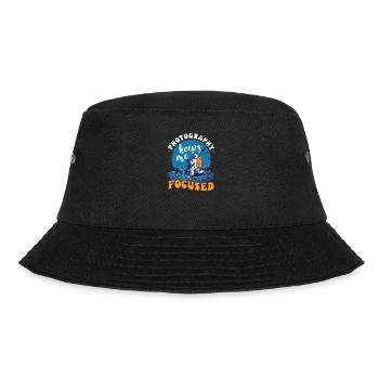 Fotografie Die Fotografie hält mich fokussiert - Bucket Hat - Schwarz - Vorne - Lela (165cm)