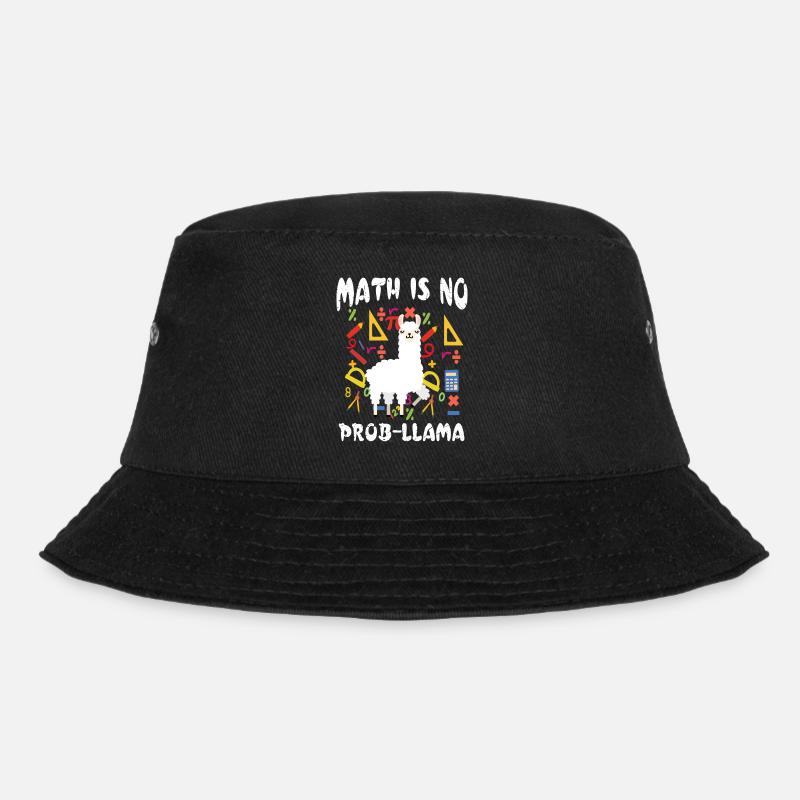Math is no Probllama lustige Mathematik Llama - Bucket Hat - Schwarz