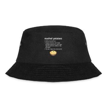 Mashed potatoes Mashed potatoes - Bucket Hat - black - Front - Lela (165cm)