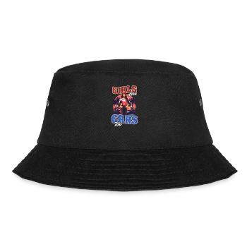 Car Enthusiast Girls Like Cars Too - Bucket Hat - black - Front - Lela (165cm)