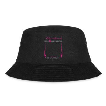 45. Geburtstag Mann und Frau Gästebuch - Bucket Hat - Schwarz - Vorne - Lela (165cm)