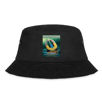 MAGNET FISCHEN EINZIGARTIGE SCHÄTZE FINDEN - Bucket Hat - Schwarz - Vorne - Lela (165cm)