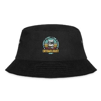 Entomologist A Short Story I Am Insect Researcher - Bucket Hat - Schwarz - Vorne - Lela (165cm)
