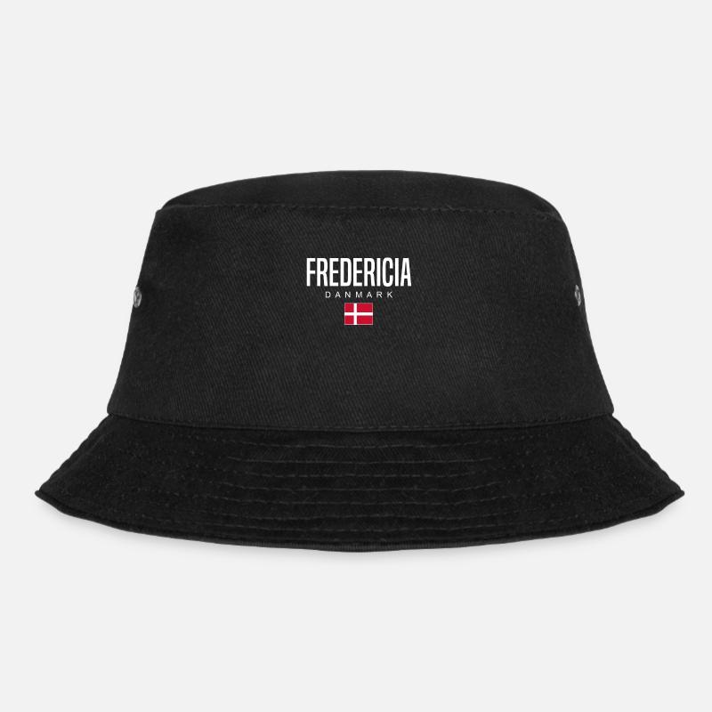 Fredericia Dänemark - Bucket Hat - Schwarz