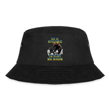 Slava Ukraini Soldiers T Support Ukraine - Bucket Hat - black - Front - Lela (165cm)
