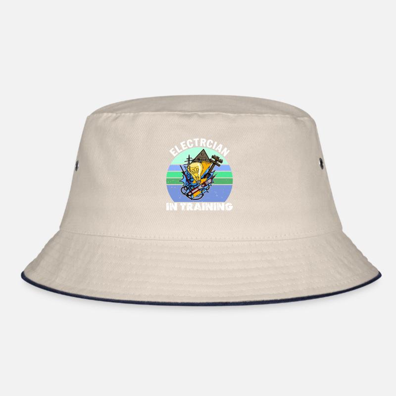 Electrician in training Lichttechniker Lampe Beruf Bucket Hat