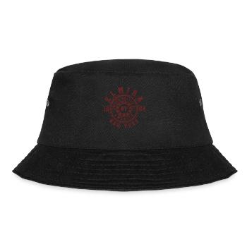 Elmira NY | New York Reise & Souvinier Geschenk - Bucket Hat - Schwarz - Vorne - Lela (165cm)