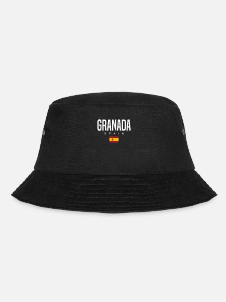 Granada Spanien - Bucket Hat - Schwarz