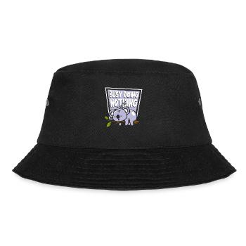 Busy Doing Nothing Koalabear Eucalyptus Lover - Bucket Hat - black - Front - Lela (165cm)