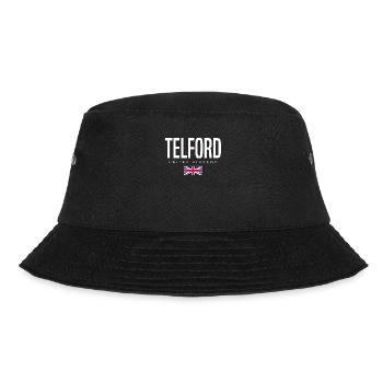 Telford England Großbritannien - Bucket Hat - Schwarz - Vorne - Lela (165cm)