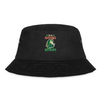Irish Unicorn St Patricks Awkward Lepricorn - Bucket Hat - black - Front - Lela (165cm)