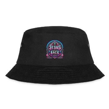 Jesus Has My Back 26 - Bucket Hat - Schwarz - Vorne - Lela (165cm)