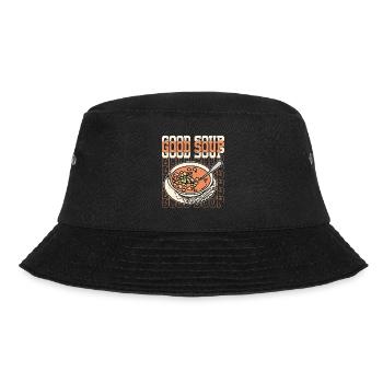 Good Soup Bowl Meal Food - Bucket Hat - black - Front - Lela (165cm)
