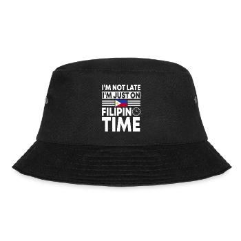 Filipino Time - Bucket Hat - black - Front - Lela (165cm)