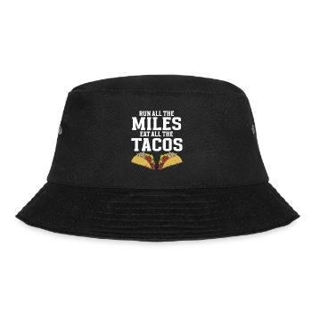 Taco Lover Food Quote Taco - Bucket Hat - Schwarz - Vorne - Lela (165cm)