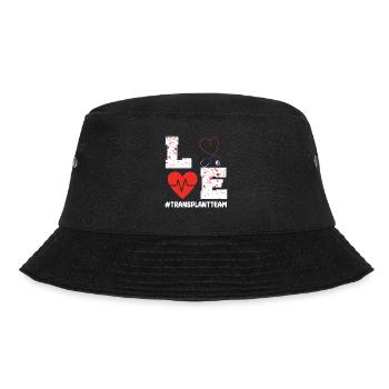 Valentine's Day Shirt Transplant Team - Bucket Hat - black - Front - Lela (165cm)