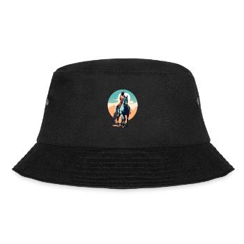Aesthetic Horses Iconic Design Riders - Bucket Hat - black - Front - Lela (165cm)